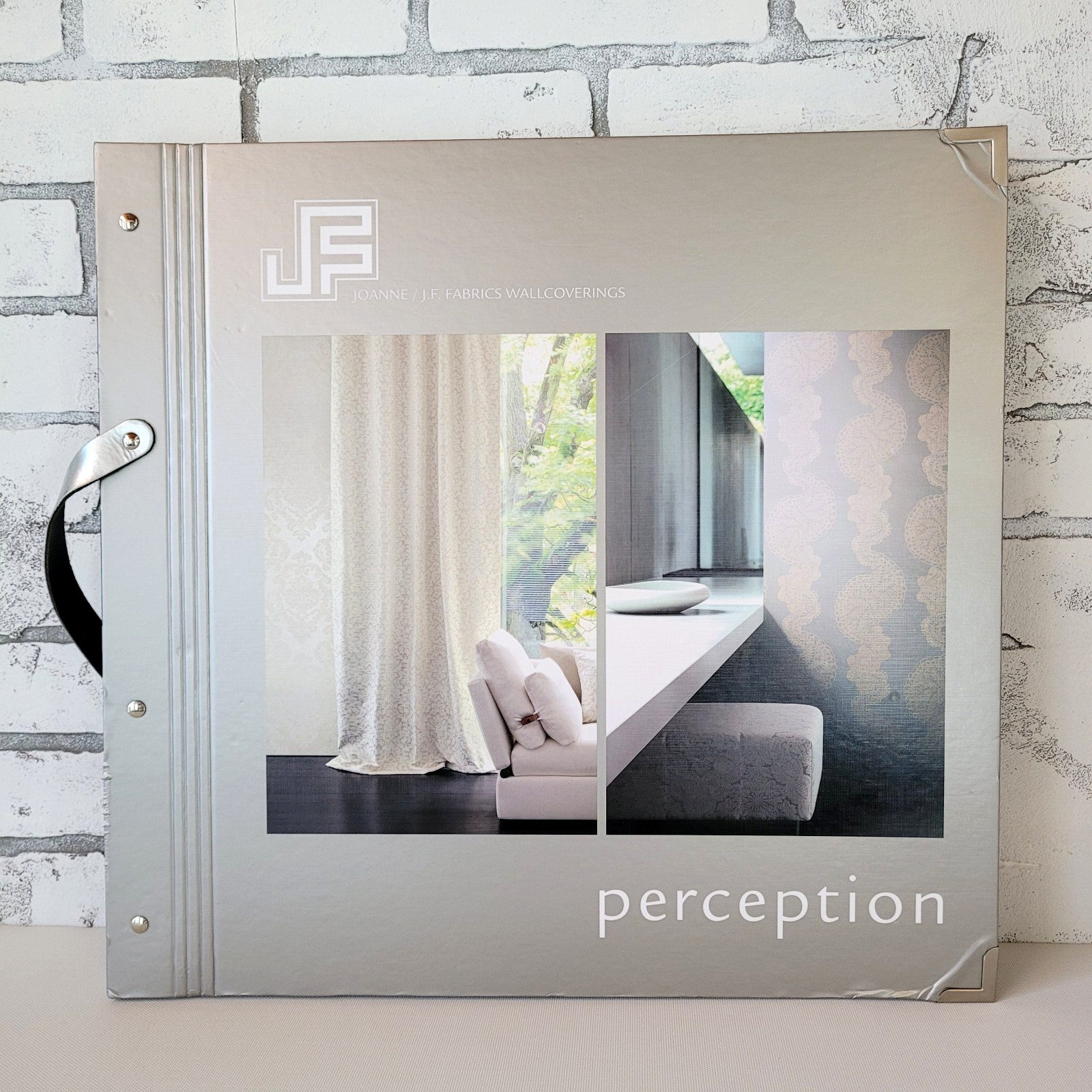 Wallpaper Sample Book Large JF Joanne Fabrics Arts Crafts w/Fabric Swatches