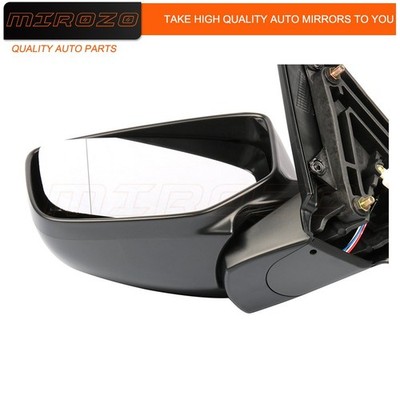 MIROZO For 2013-2017 HONDA ACCORD LH Side Black Foldaway Power Adjustment Mirror