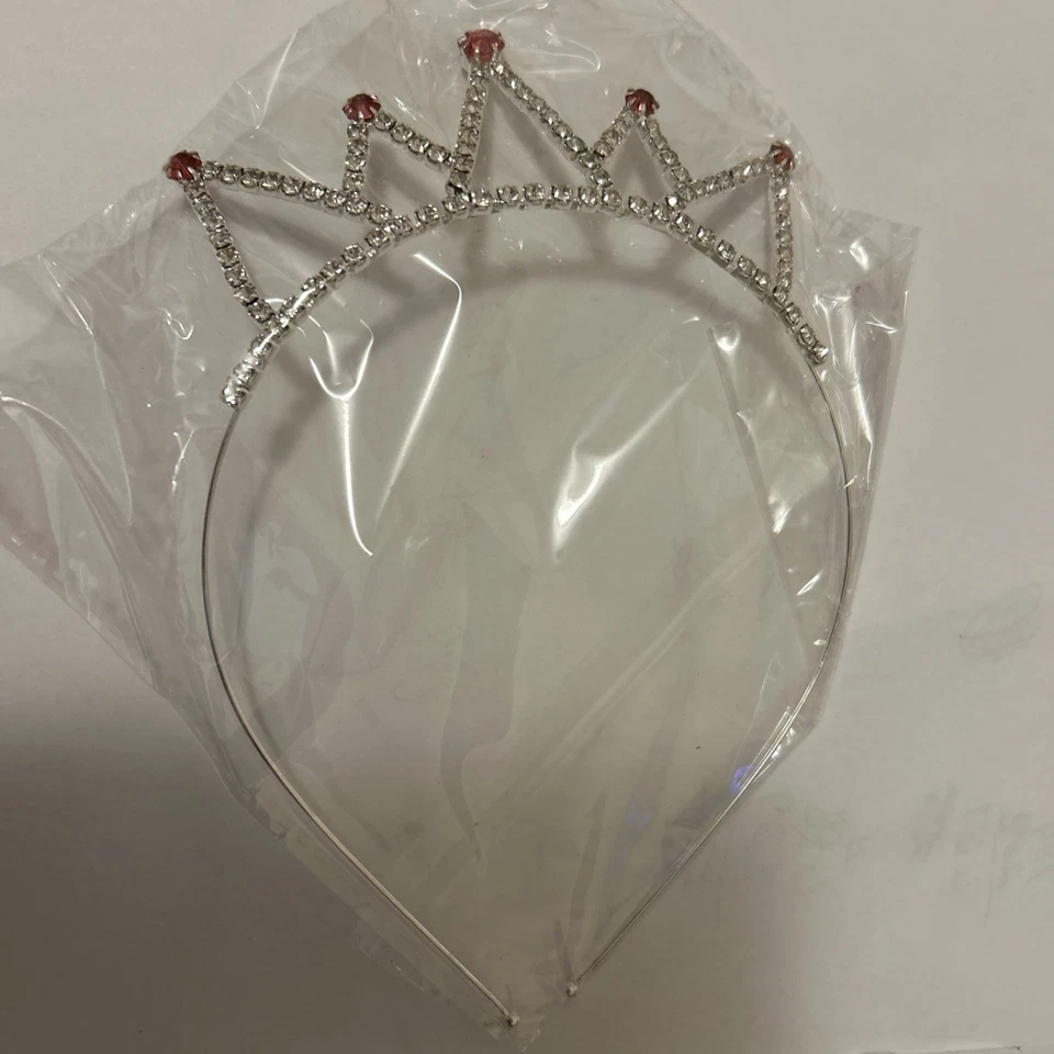 Kids flower girl children wedding prom mini tiara crown princess 2 pack New - image 2 of 4