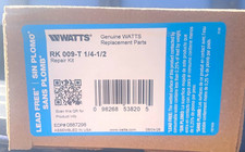 Watts RK 009-T 1/4-1/2 Repair Kit for Genuine Replacement Parts