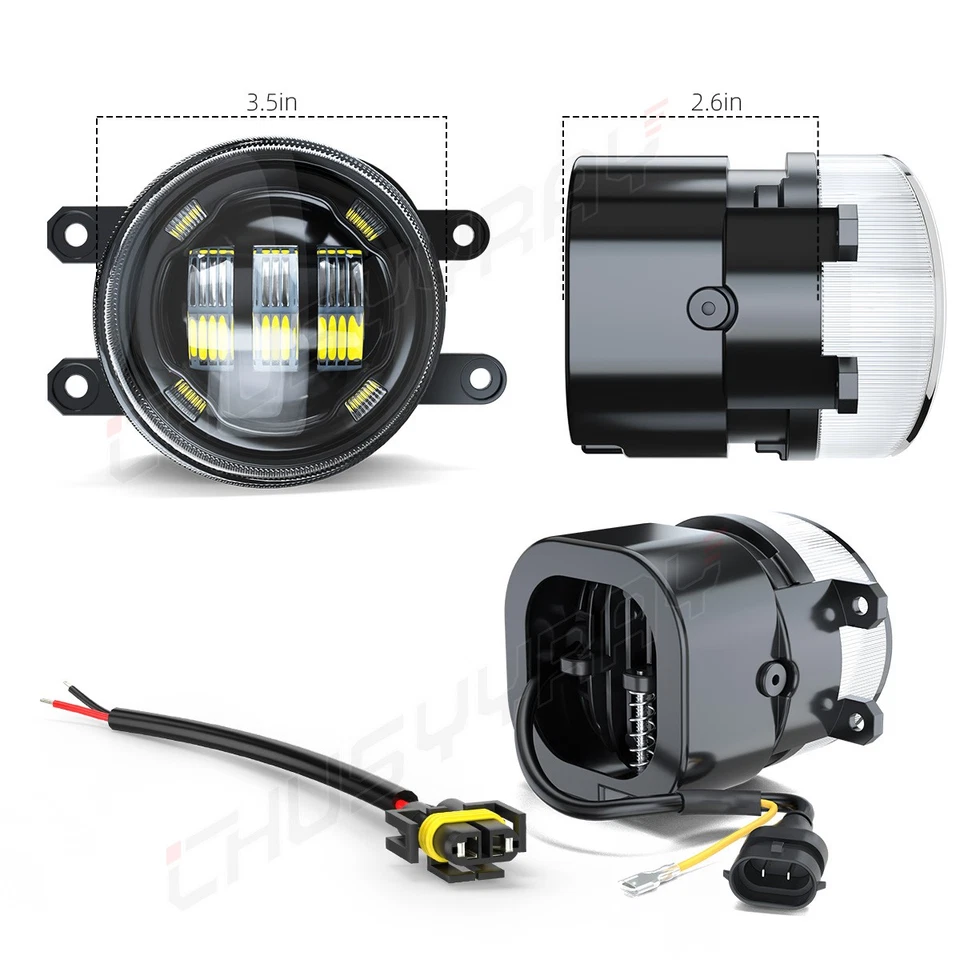 Kit de actualización de luz antiniebla de parachoques LED para Scion XA 2006 izquierda y derecha Foto 3 de 4