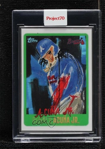 2021 Topps Project 70 Artist Proof Silver Frame /51 Ronald Acuna Jr Gregory Siff