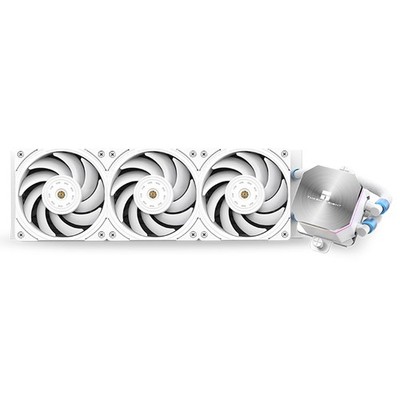 Thermalright Frozen Edge 360 weiß CPU-Wasserkühler mit PWM-Lüftern, Pumpendrehzahl ist