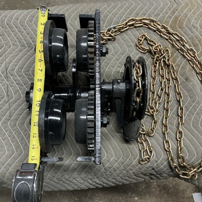 Precision Bearing Geared Trolly. Capacity 2 Ton New Boxes