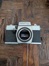 Praktica LTL 35mm SLR Film Camera Body + Pentacon Case Vintage Camera Untested