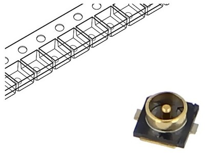 2X U.FL-R-SMT-K(895)-HIR1 U.FL-R-SMT-K(895) Steckverbinder: U.FL (IPX/AMC) Buchs