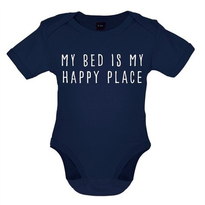 Mein Bett Ist My Happy Ort - Baby/Strampler - Lustig Teenager Schlaf
