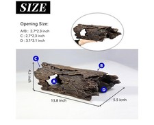 Reptile House Shelter Decor Tank Decorations - Large NEW  FAST SHIPPING