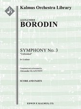 Symphony No. 3 in A Minor completed and orchestrated by Glazunov 