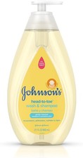 Johnson's Head-to-Toe Gentle Tear-Free Baby  Newborn Wash  Shampoo, Sulfate-,