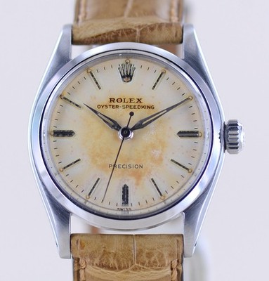 Rolex Uhr Speedking cream dial Unisex Patina 1957 Hand Wind rar