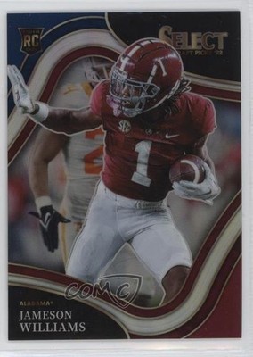 2022 Select Draft Picks Field Level Tri-Color Prizm 36/199 Jameson Williams 1l2
