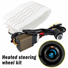 Heated Steering Wheel Cover Diy Kit 12v Universal Car Hand Warmer Heater Pad Suv