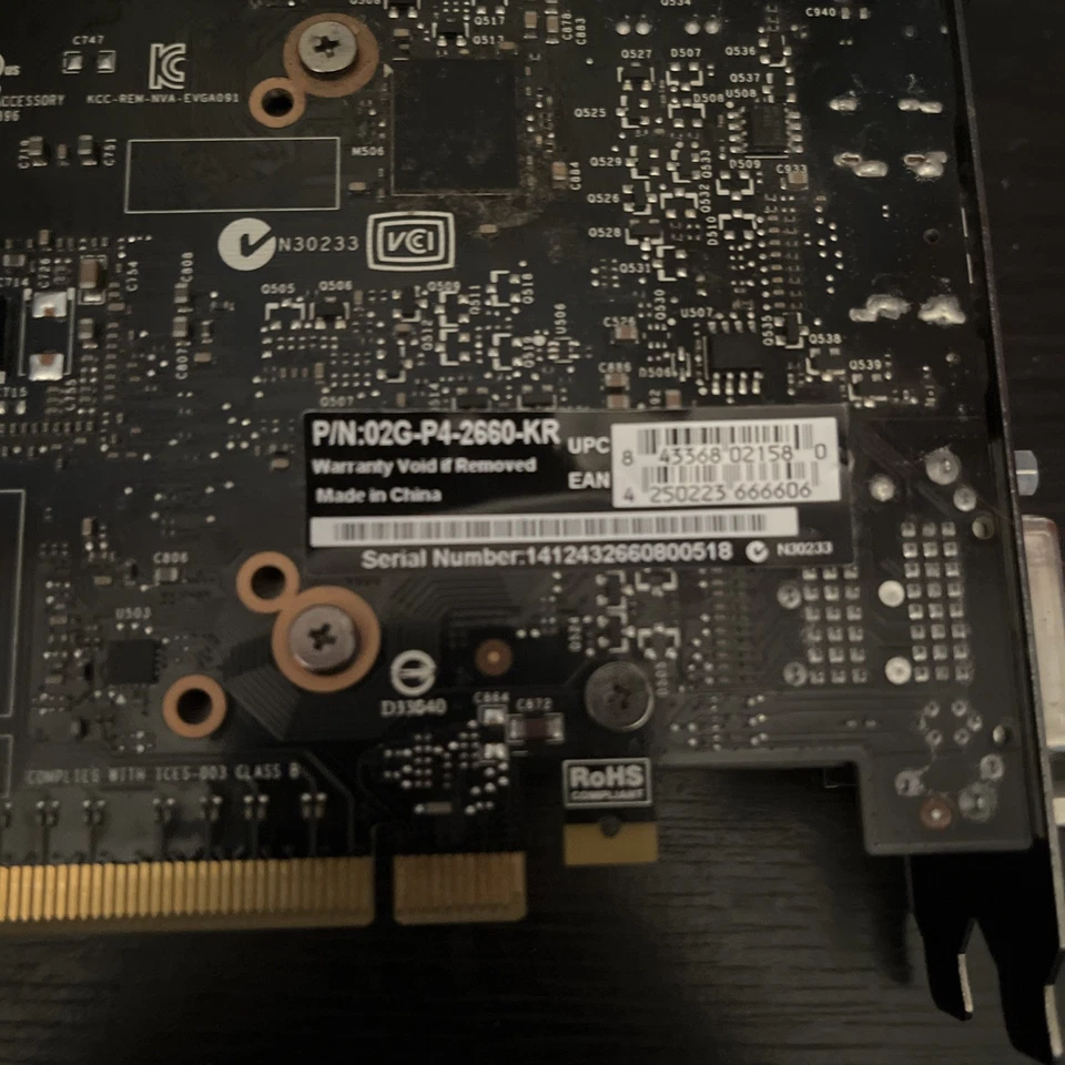 EVGA GEFORCE GTX660 3GB 03g-p4-2664-KR Video Card - Image 3 of 4
