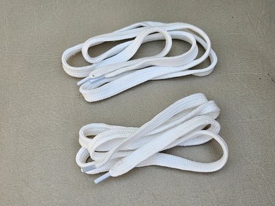 Replacement Laces Shoes Laces Long White Pair of Laces New Unbranded