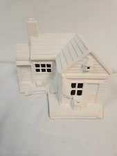 VTG Byron Molds Christmas Village Post Office L Building   Ready To Paint