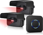 Driveway Alarm Motion Sensor, Bistee 600FT Range Wireless Driveway Alarm Outd...