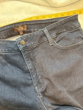 NYDJ Marilyn Straight Jeans Womens 16 Mid Rise Dark Wash Euc