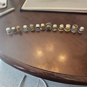 Lot Of 13 Collectible Metal Vintage See Pictures for Items, Many Travel