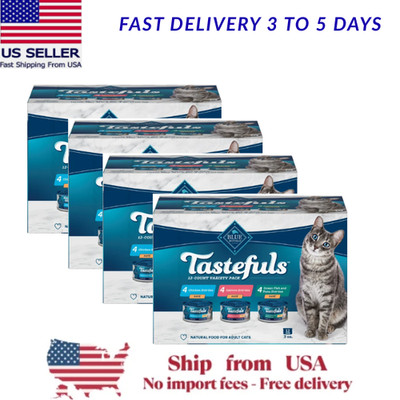 Blue Buffalo Tastefuls Natural Pate Wet Cat Food, 3 oz 48Count