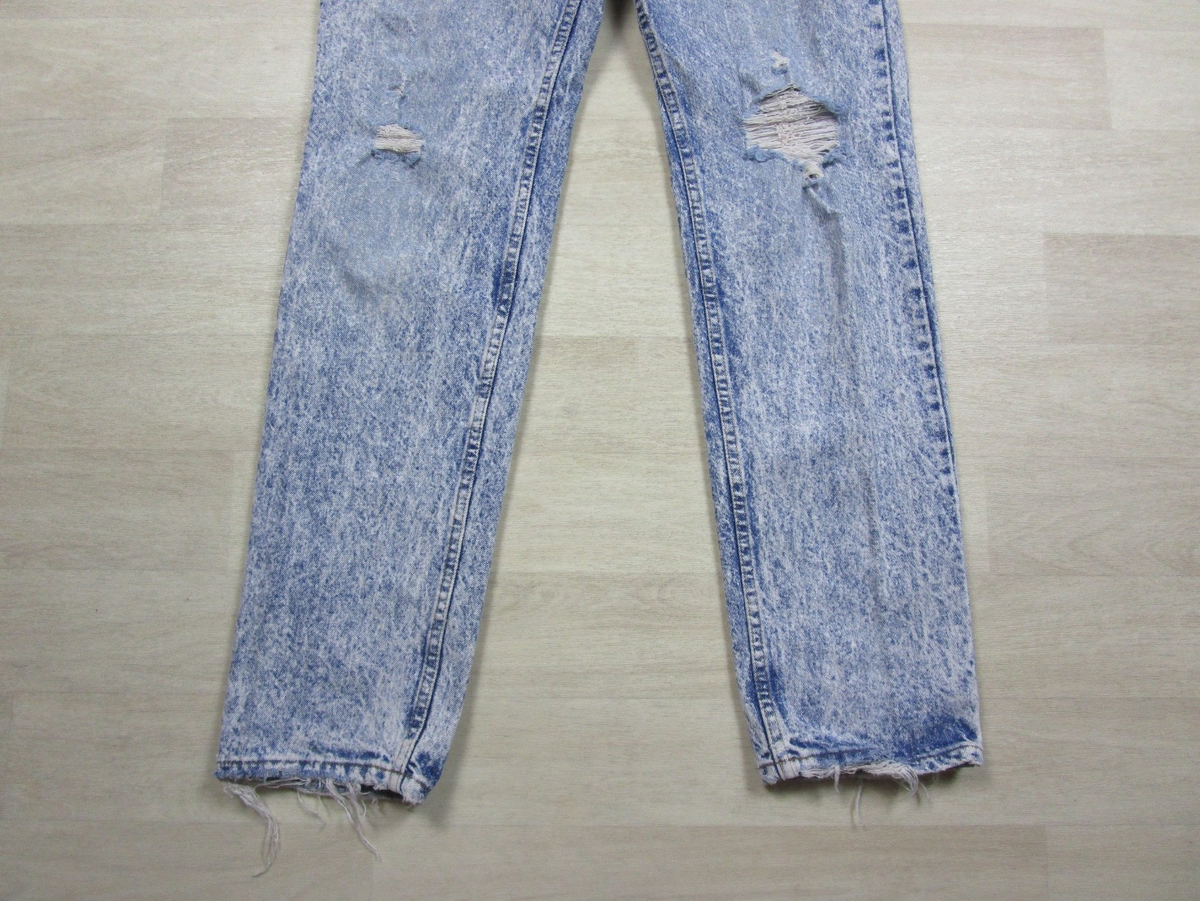 Vintage Levis 506 Jeans (31x32.5) Acid Wash Orange Tab Straight