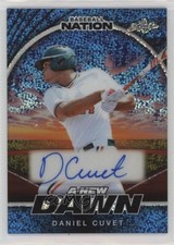2025 Leaf Baseball Nation New Dawn Blue Sparkles 6/7 Daniel Cuvet Auto 2a5