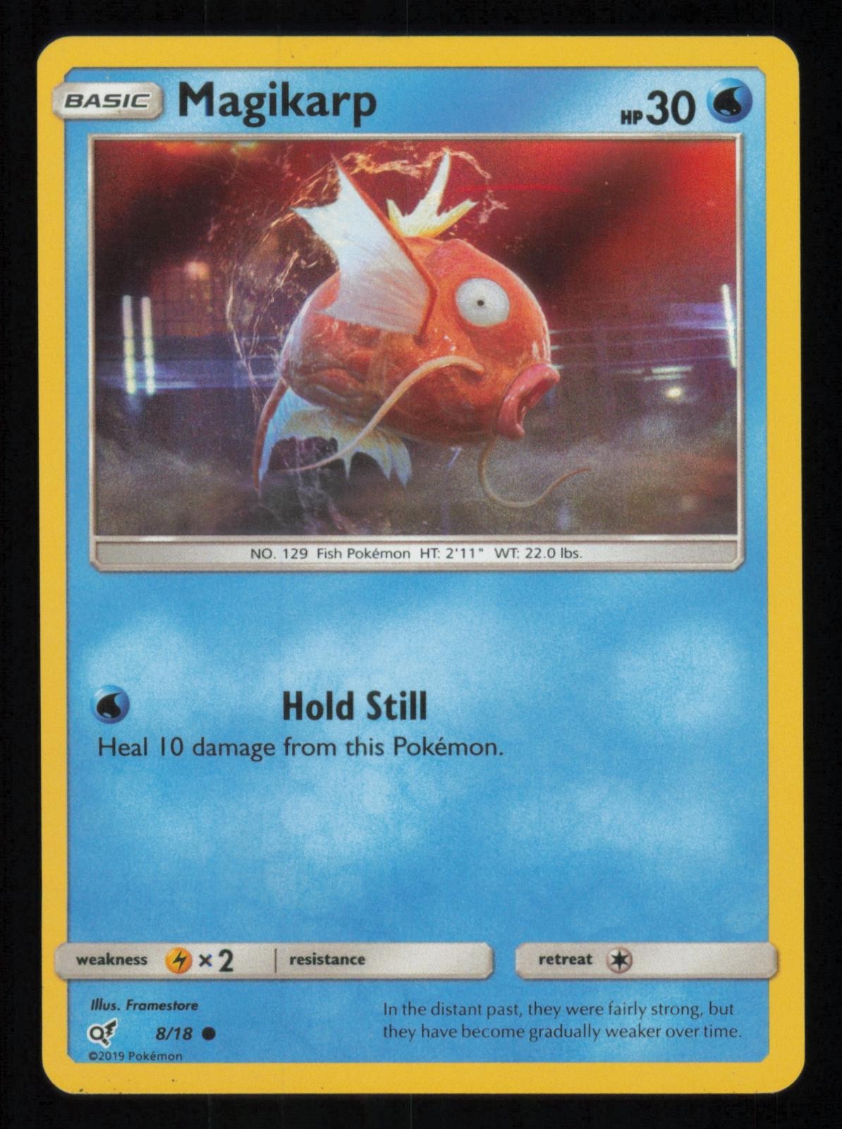 MAGIKARP 8/18 COMMON DETECTIVE PIKACHU HOLO NM/M POKEMON