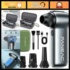 Cordless Electric Air Duster 130,000 RPM - 3-Speed Adjustable Blower for Cleanin