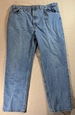 Vintage Dakota Jeans Mens 42x32 USA Made Western Denim Blue Medium Wash *40x28