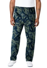 KingSize Men's Big & Tall Fleece Open-Bottom Sweatpants