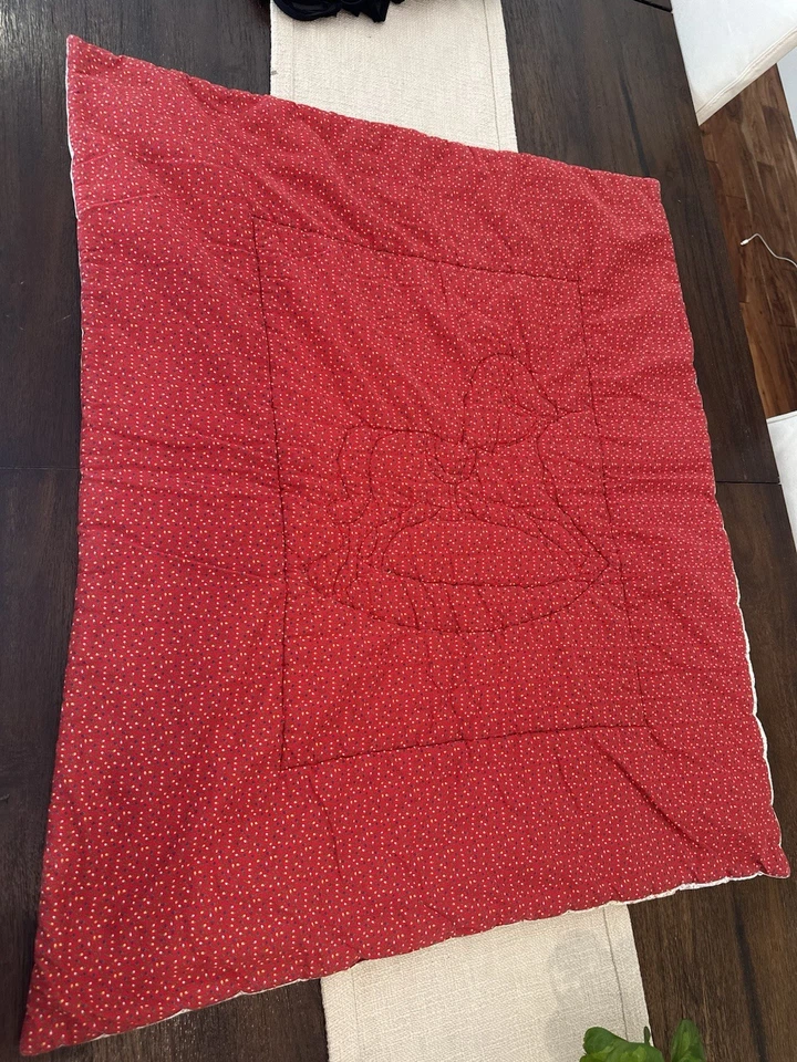 Manta bebé vintage hecha a mano caballo mecedor años 80/90 Foto 4 de 4