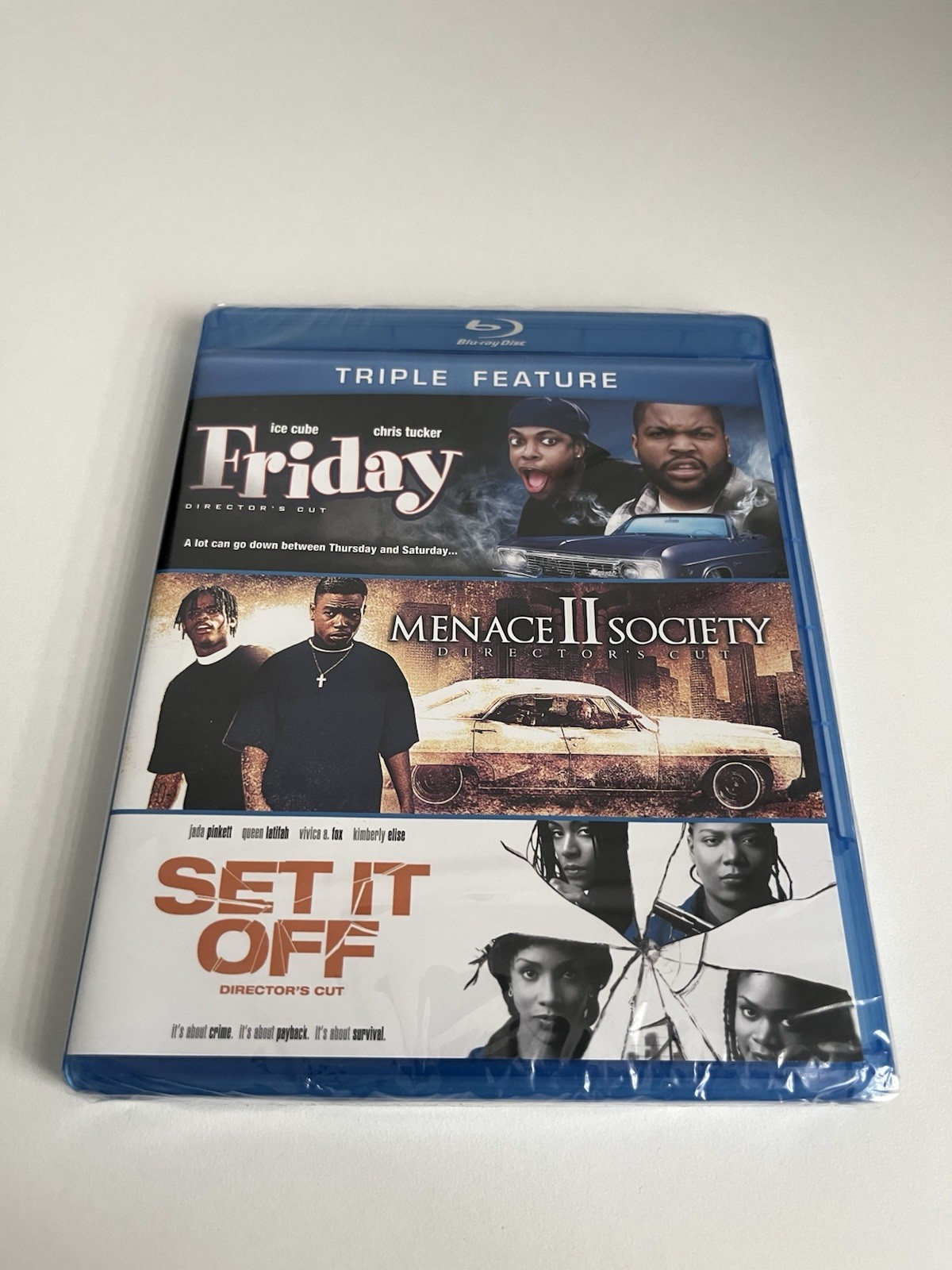 Friday & Menace II Society & Set It Off (Blu-ray) Various (US IMPORT) New Sealed