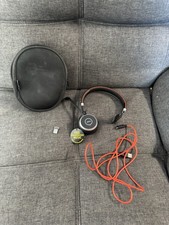 Jabra Evolve 65 Bluetooth Wireless Headset HSC018W USB Dongle Cord Carry Case