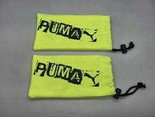 2-Pack Bundle Puma Neon Yellow Eyeglass Pouch