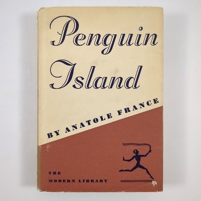 Penguin Island Satirical Novel Hardcover Book Anatole France 1933
