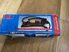 Ancienne pompe à pied PCL E35 avec adaptateur vélo, boule et lit pneumatique
