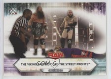 2021 Topps WWE Raw The Viking Raiders def The Street Profits #66 1md