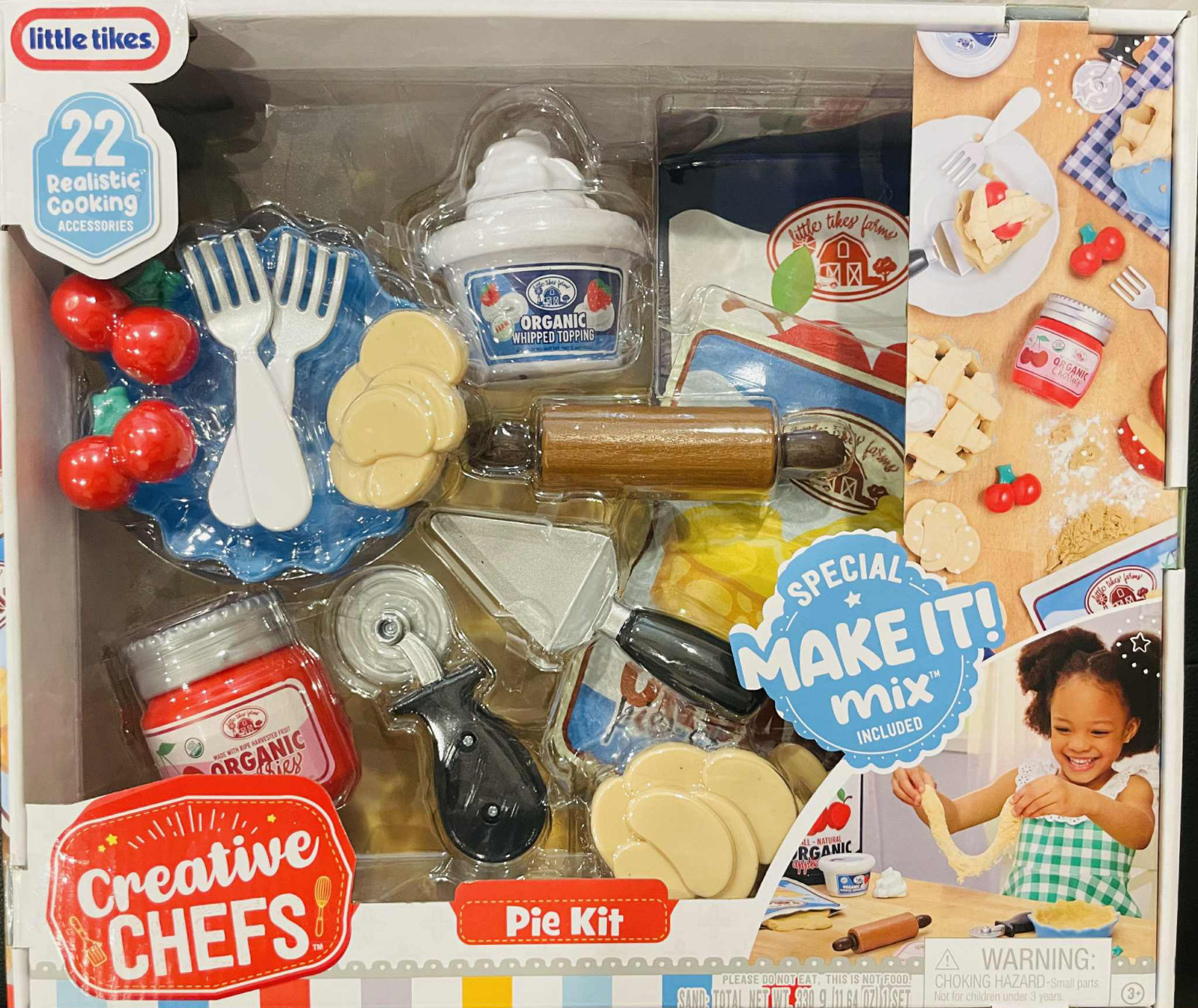 Little Tikes Creative Chefs Pie Kit with 22 Accessories & Ma