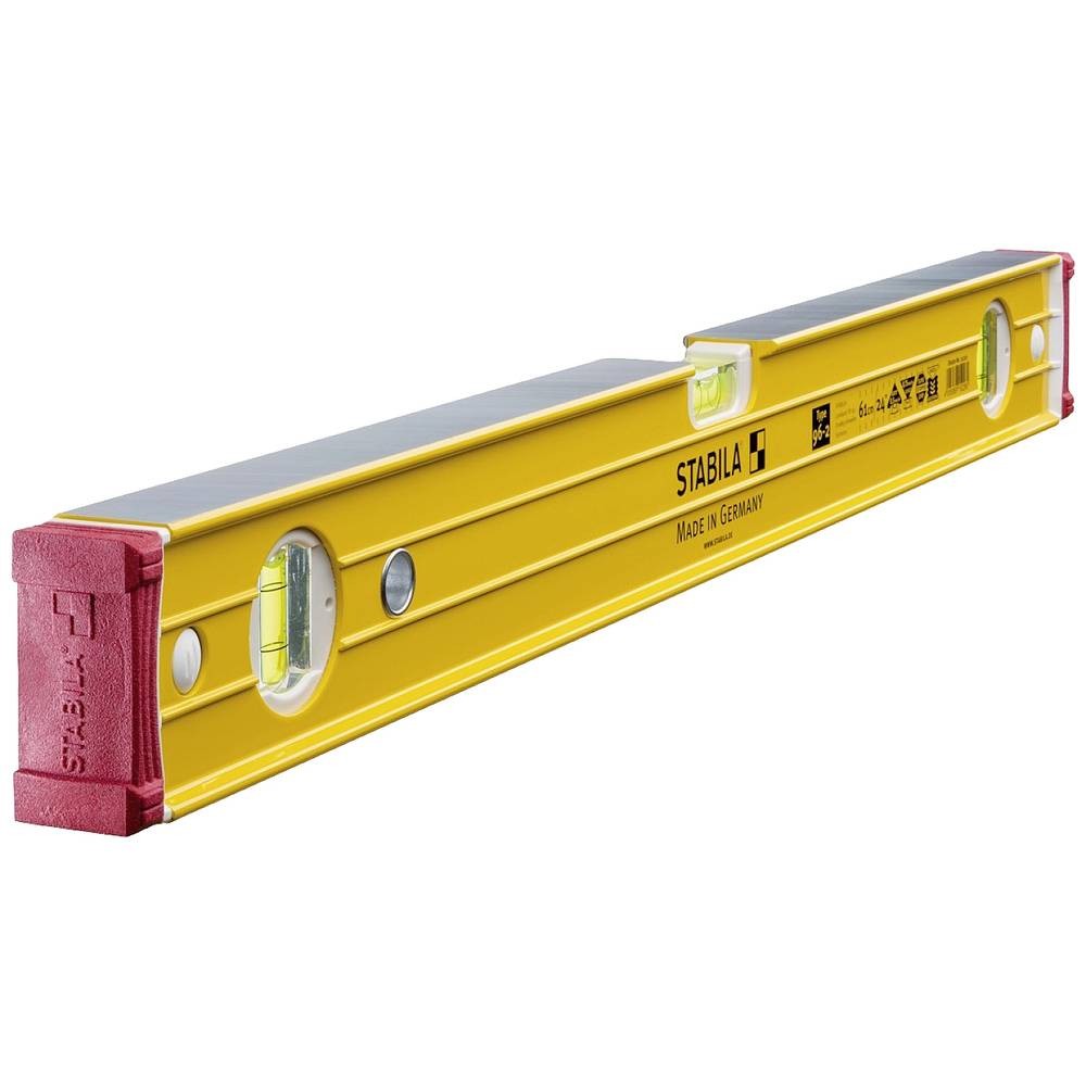 Niveau à bulle Stabila Type 96-2 en alliage robuste de 61 cm