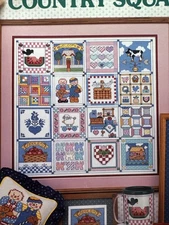 Country Squares Cross Stitch Pattern Chart Graph It Arts