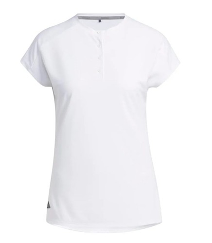 ADIDAS Essential Crew Golf Shirt Size XL White NEW Short Sleeve Athletic Sporty