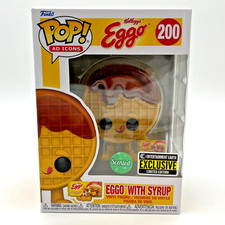 Funko POP Ad Icons Kellogg's EGGO WITH SYRUP #200 Entertainment Earth +PROTECTOR