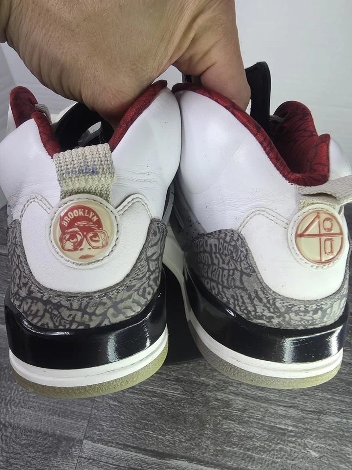 Talla 8 - Jordan Spizike Blanco Cemento Foto 4 de 4