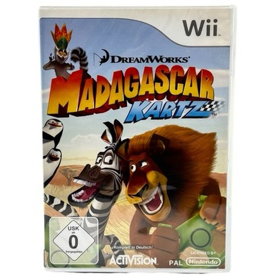 Madagascar Kartz Nintendo Wii PAL USK 0 gereinigt neu eingeschweißt