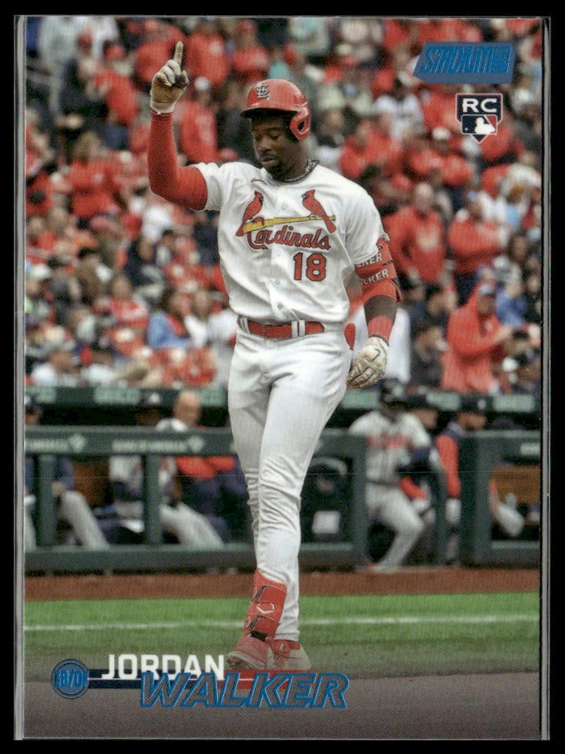 2023 Stadium Club #164 Jordan Walker Blue Foil #/50