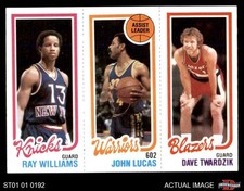 1980 Topps Ray Williams / John Lucas / Dave Twardzik 173 / 94 / 202 7 - NM