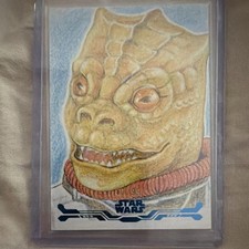 Topps Star Wars Bossk SAS-15 Tomoko Taniguchi Limited Edition Trading Card /99