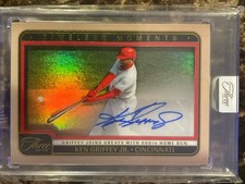 2025 Panini Three & Two auto KEN GRIFFEY JR. /32! Cincinnati Reds 600th hr