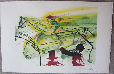 SALVADOR DALI The Dalinean Horses RACE HORSE LE CHEVAL DE