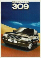 Peugeot 309 1986-87 UK Market 8pp Sales Brochure SRi SR GR Profile GRD GL GLD GE